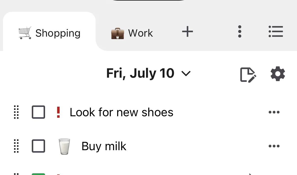 Split your lists by what they're for.